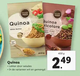 Lidl Golden Sun Quinola 400g aanbieding