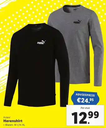 Lidl Puma Herenshirt aanbieding