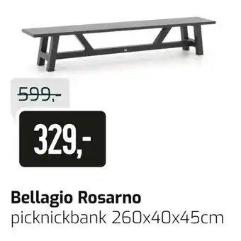 Kees Smit Bellagio Rosarno picknickbank aanbieding