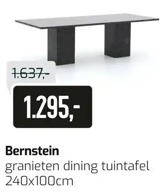 Kees Smit Tuintafel Bernstein 240*100cm aanbieding