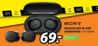 Expert Sony draadloze in-ear oordopjes aanbieding