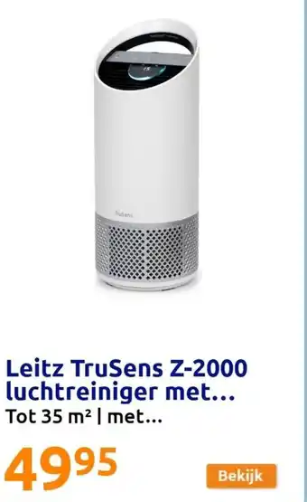 Action Leitz trusens z-2000 luchtreiniger met aanbieding