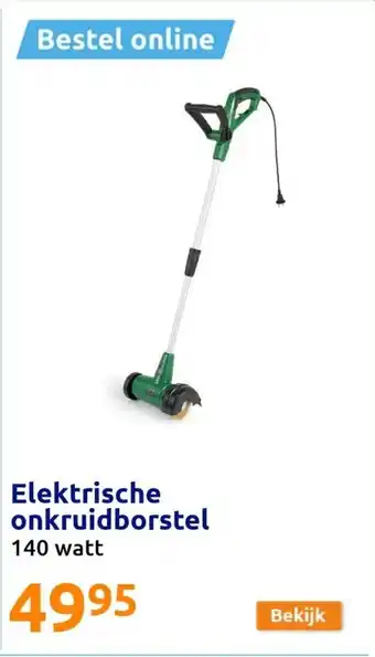 Action Elektrische onkruidborstel aanbieding