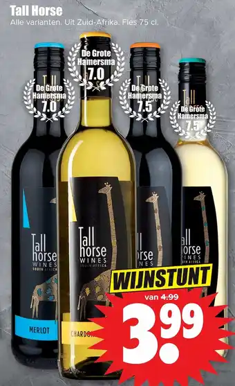 Dirk Tall horse 75cl aanbieding