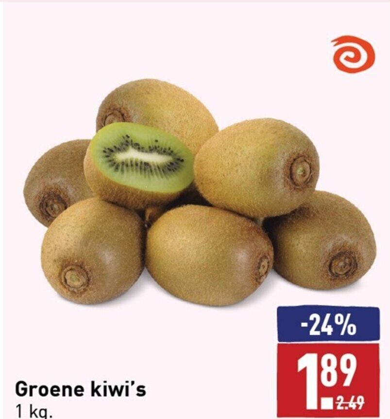 Groene kiwi's aanbieding bij ALDI