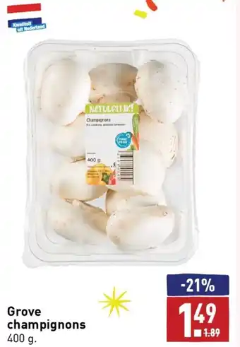 ALDI Grove champignons 400g aanbieding