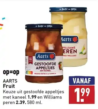 ALDI Aarts fruit 580ml aanbieding