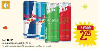 ALDI Red bull 25cl aanbieding