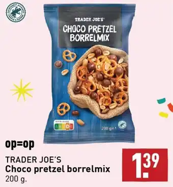 ALDI Trader joe's choco pretzel borrelmix 200g aanbieding