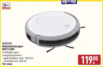 ALDI Medion robotstofzuiger MD11400 aanbieding