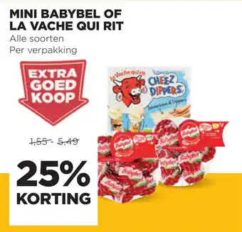 Jumbo Mini babybel of la vache qui rit aanbieding