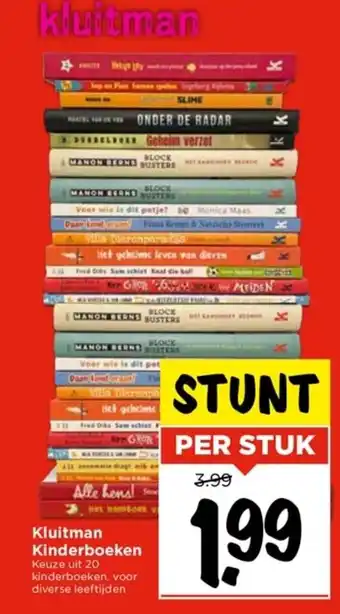 Vomar Voordeelmarkt Kluitman kinderboeken per stuk aanbieding