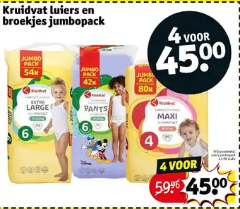 Kruidvat Kruidvat luiers en broekjes jumbopack aanbieding