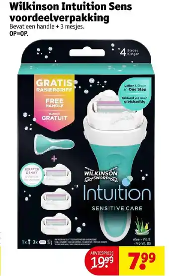 Kruidvat Wilkinson intuition sens voordeelverpakking aanbieding