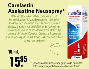 De Online Drogist Carelastin azelastine neusspray 10 ml aanbieding