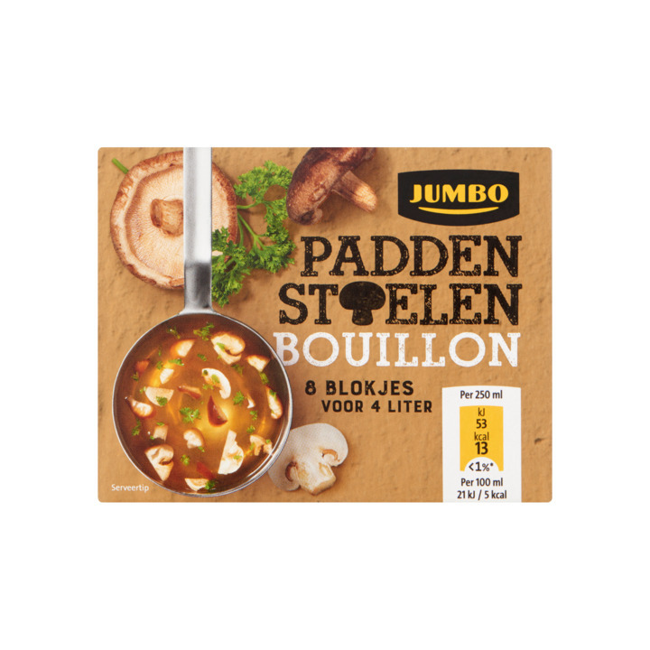 Jumbo paddenstoelen bouillon blokjes 8 stuks aanbieding bij Jumbo