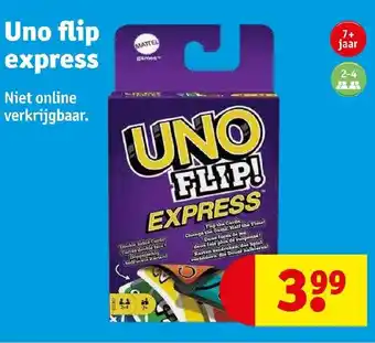 Kruidvat Uno flip express aanbieding