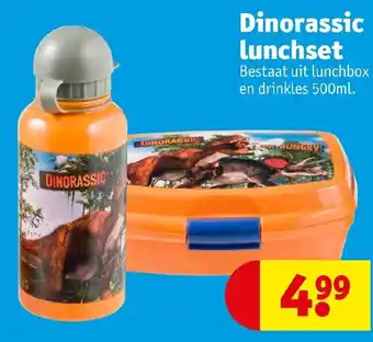 Kruidvat Dinorassic lunchset aanbieding