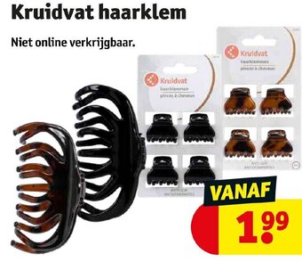 Kruidvat Kruidvat haarklem aanbieding