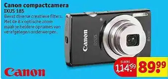 Kruidvat Canon compactcamera aanbieding