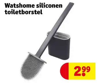 Kruidvat Watshome siliconen toiletborstel aanbieding