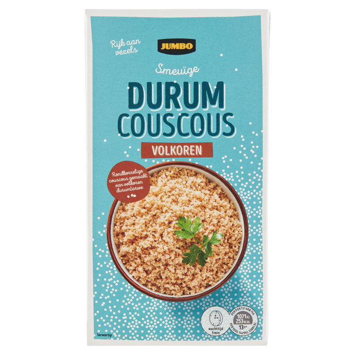 Jumbo durum couscous volkoren 275g aanbieding bij Jumbo