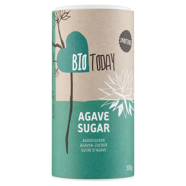 Biotoday agavesuiker unrefined 300g aanbieding bij Jumbo