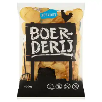 Jumbo Boerderij chips zeezout 190g aanbieding