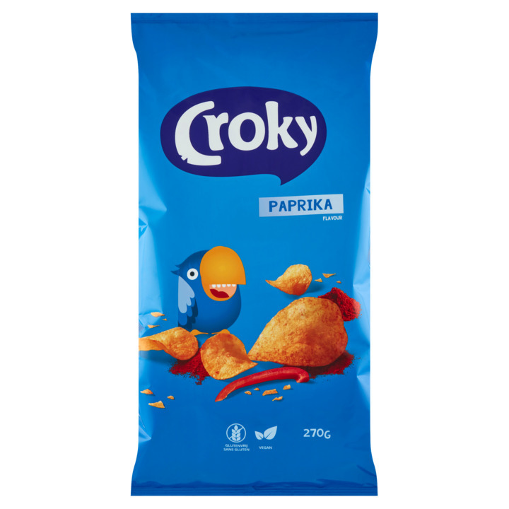 Croky chips paprika 225g aanbieding bij Jumbo