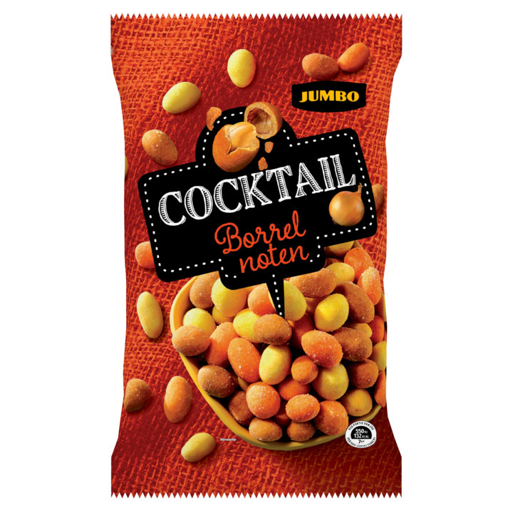 Jumbo cocktail borrelnoten 250g aanbieding bij Jumbo