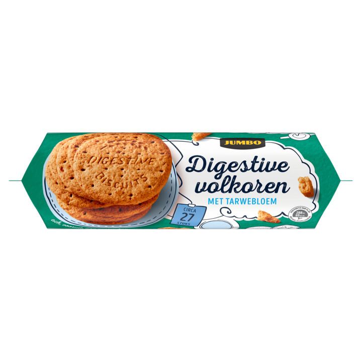 Jumbo volkoren digestive 400g aanbieding bij Jumbo