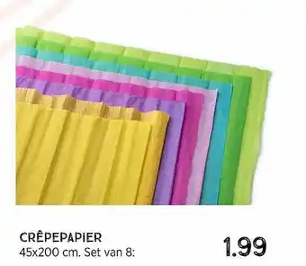 Xenos Crêpepapier aanbieding