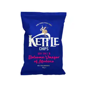 Jumbo Kettle chips sea salt & balsamic vinegar of modena 150g aanbieding