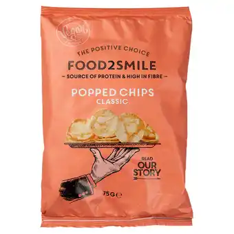 Jumbo Food2smile popped chips classic 75g aanbieding