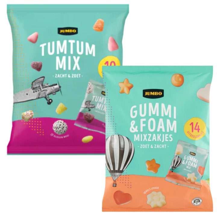 Jumbo uitdeelzakjes snoep aanbieding bij Jumbo