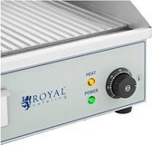 Bol.com Royal catering dubbel - elektrische grill - 400 x 730 mm - royal catering - 2 x 2.200 w aanbieding