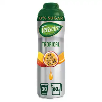 Jumbo Teisseire tropical 0% suiker vruchtensiroop  60cl aanbieding