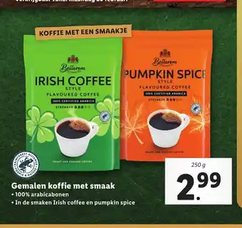 Lidl Gemalen koffie met smaak 250 g aanbieding