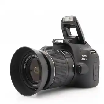 Kamera Express Canon eos 250d zwart + 18-55mm dc iii occasion aanbieding