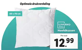 Lidl Hoofdkussen 60x70 cm aanbieding