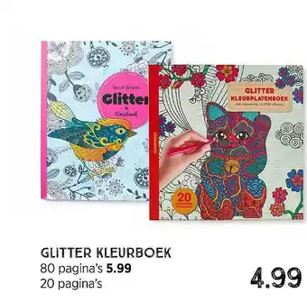 Xenos Glitter Kleurboek aanbieding