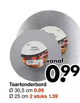 Wibra Taartonderbord aanbieding