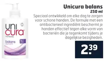 Trekpleister Unicura balans aanbieding