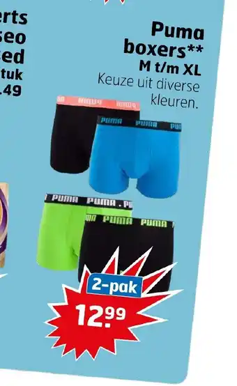 Trekpleister Puma boxers M /tm XL 2-pak aanbieding