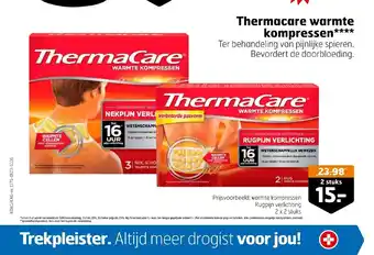 Trekpleister Thermacare warmte kompressen 2 stuks aanbieding