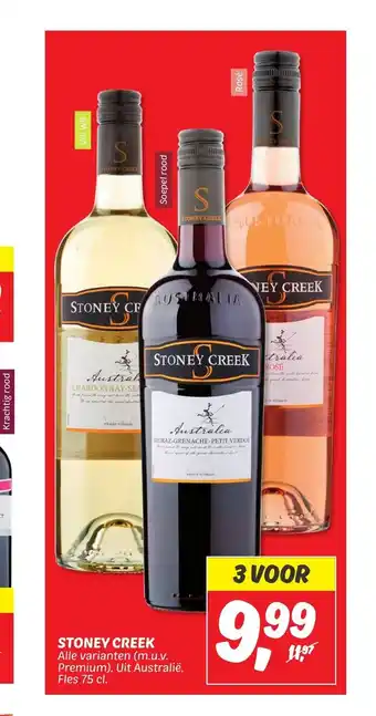 Dekamarkt Stoney Creek 75 cl aanbieding