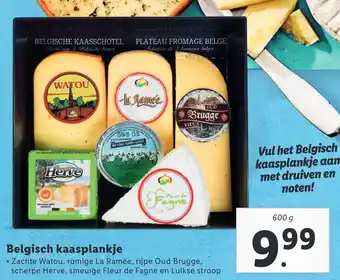 Lidl Belgisch kaasplankje aanbieding