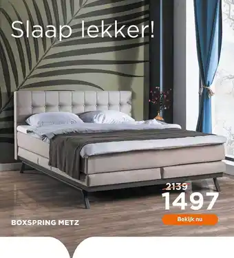 TotaalBED Boxspring Metz aanbieding