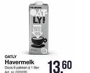 Bidfood Oatly havermelk aanbieding