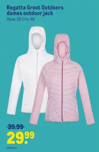 Makro Regatta great outdoors dames outdoor jack aanbieding